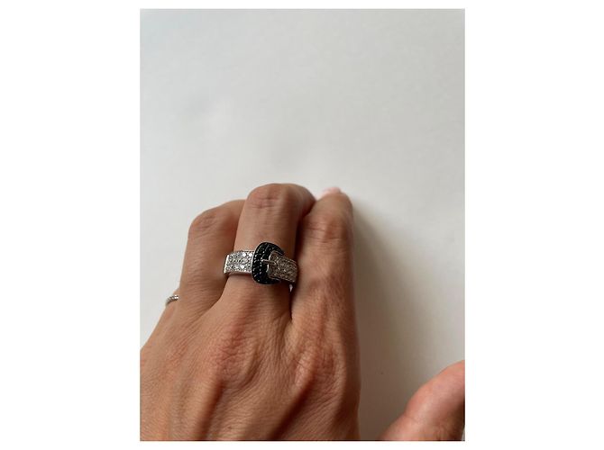 Autre Marque Anello Elini in Oro Bianco 18kt con Zirconia - vista 9