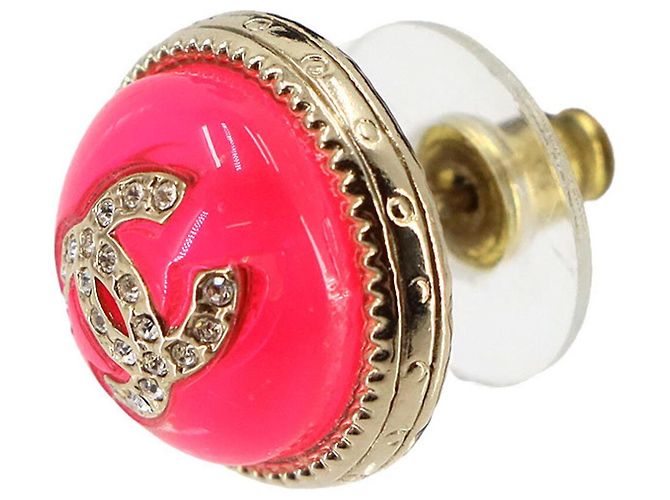 Orecchini rotondi Chanel Coco Mark - vista 4
