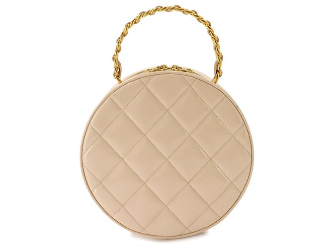Borsa a mano Chanel Matelasse Round Vanity - vista 3