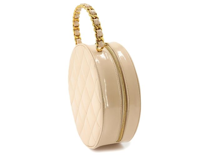 Borsa a mano Chanel Matelasse Round Vanity - vista 4