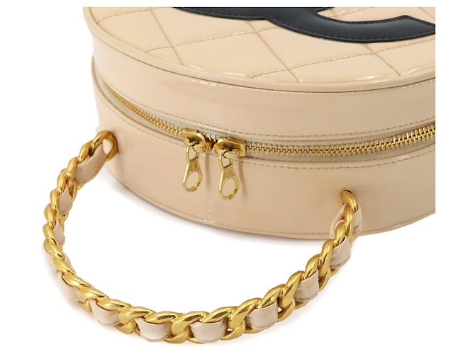 Borsa a mano Chanel Matelasse Round Vanity - vista 6