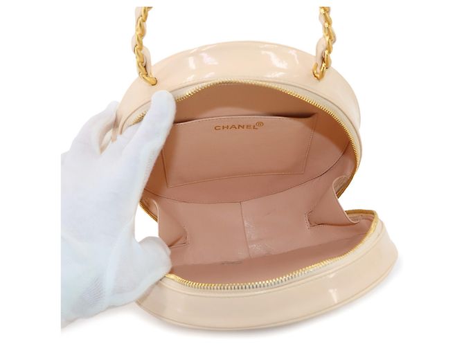 Borsa a mano Chanel Matelasse Round Vanity - vista 7
