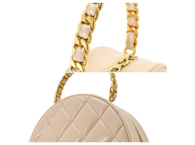 Borsa a mano Chanel Matelasse Round Vanity - vista 9