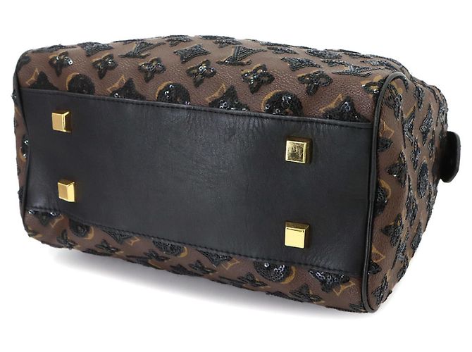 Sac à main Louis Vuitton Speedy 30 Monogram Eclipse - vue 4