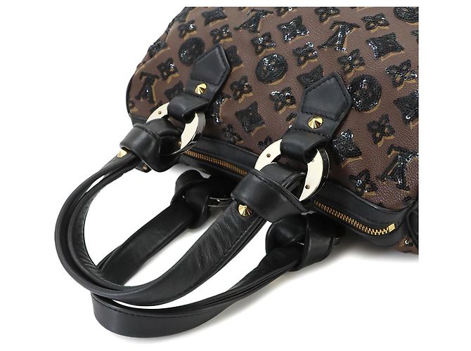 Sac à main Louis Vuitton Speedy 30 Monogram Eclipse - vue 5