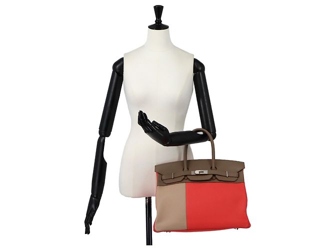 Hermès Borsa Hermes Birkin 35 Casaque - vista 10