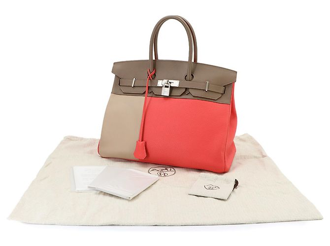 Hermès Borsa Hermes Birkin 35 Casaque - vista 2