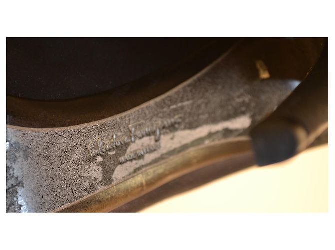 Salvatore Ferragamo Décolleté in Seta Nere - vista 7