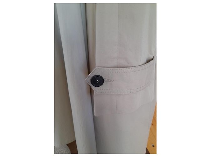 Maison Martin Margiela Maison Margiela MM6 Gabardina algodón beige - vista 3