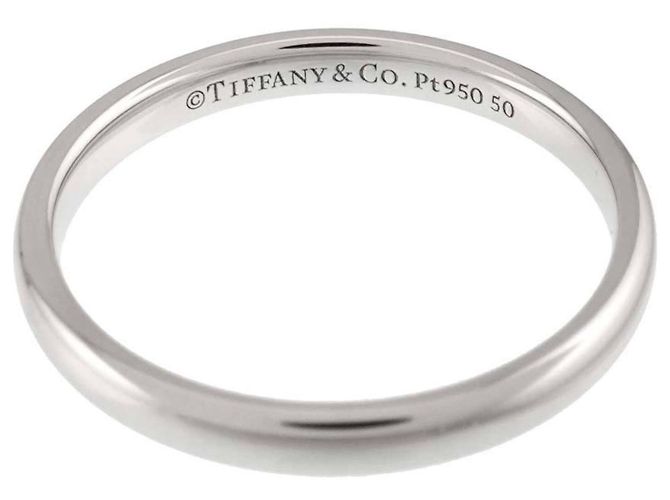 Autre Marque Tiffany & Co. Forever 1 Platinbandring - Ansicht 3