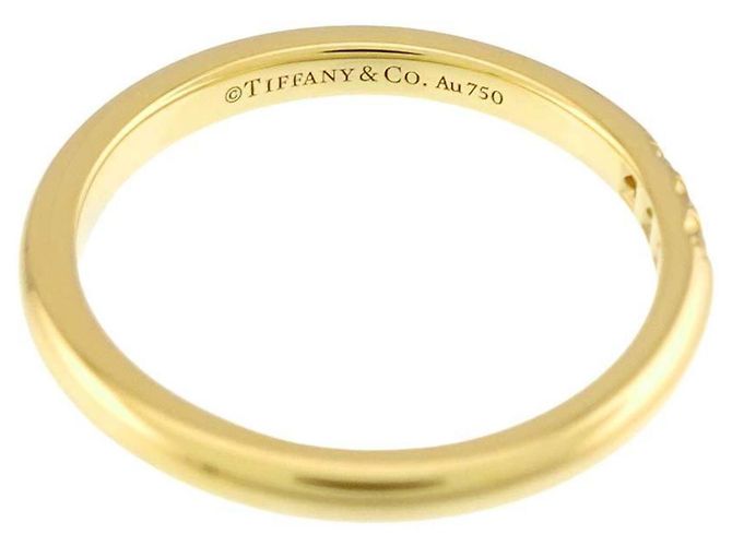 Autre Marque Anello Tiffany & Co. Forever in oro giallo 18K con diamanti - vista 3