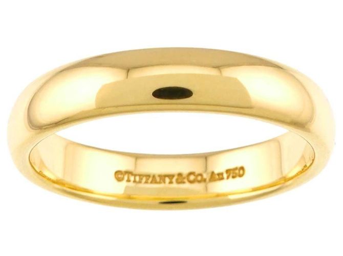 Autre Marque Anello Forever Band di Tiffany & Co. in oro giallo - vista 2