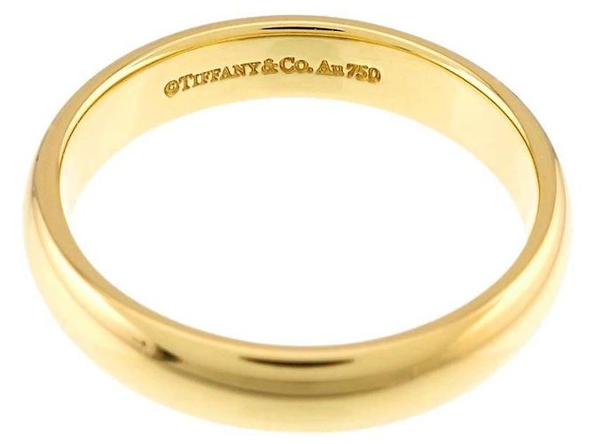 Autre Marque Anello Forever Band di Tiffany & Co. in oro giallo - vista 3