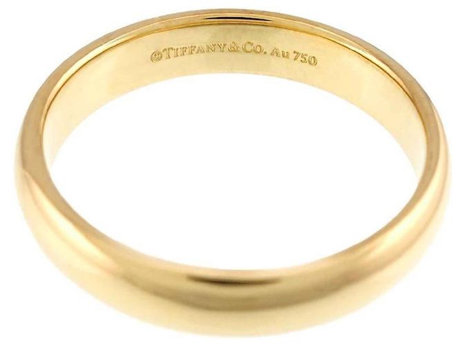 Autre Marque Anello Forever Band di Tiffany & Co. in oro giallo 18K - vista 3