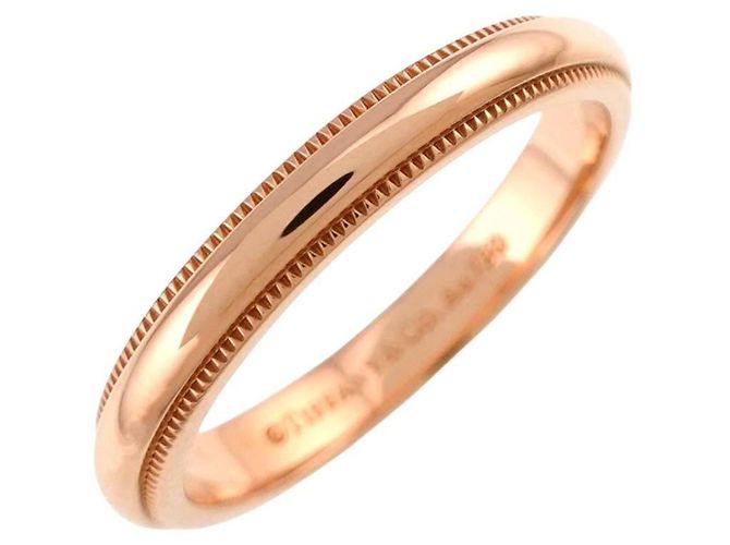 Autre Marque Tiffany & Co. Milgrain Band Ring in 18K Roségold - Ansicht 4