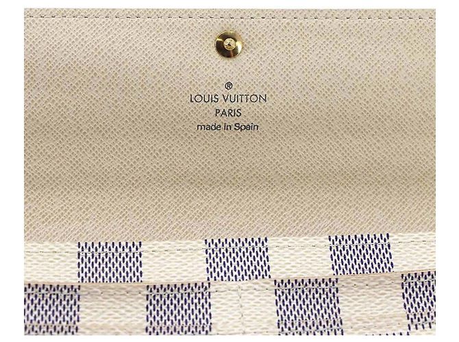 Louis Vuitton Damier Azur Portefeuille Sarah Bi-fold Long Wallet - Ansicht 7
