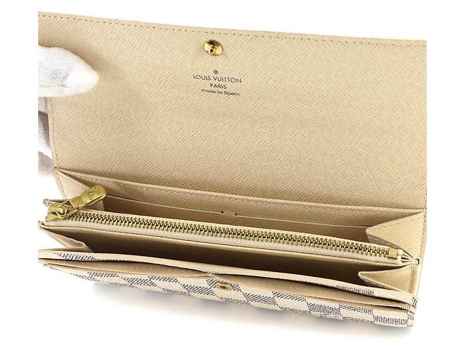 Louis Vuitton Damier Azur Portefeuille Sarah Bi-fold Long Wallet - Ansicht 8