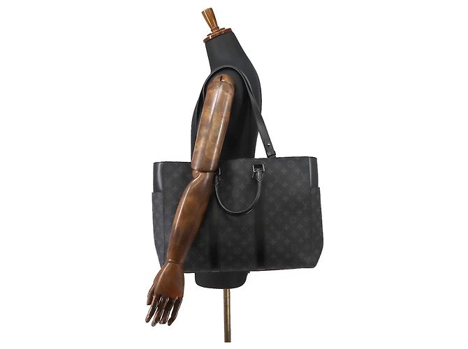 Louis Vuitton Monogram Eclipse Sac Plat Shopper Handtasche - Ansicht 10