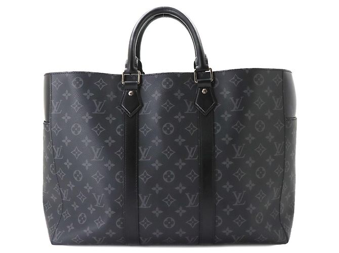 Louis Vuitton Monogram Eclipse Sac Plat Shopper Handtasche - Ansicht 3