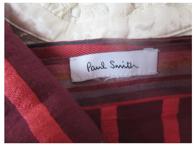 Paul Smith gestreifter Seidenschal - Ansicht 2