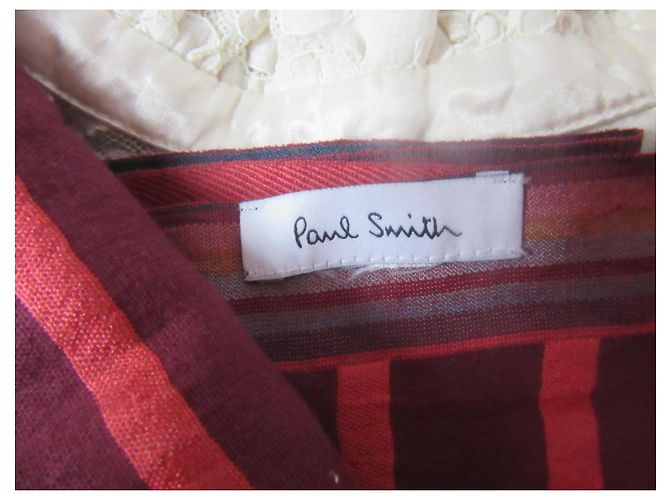 Paul Smith gestreifter Seidenschal - Ansicht 3