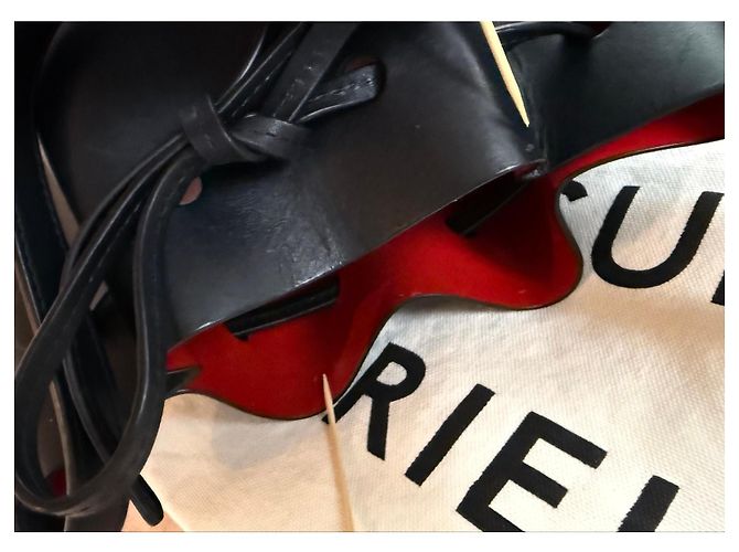 Borsa a secchiello Mansur Gavriel in pelle nera - vista 12