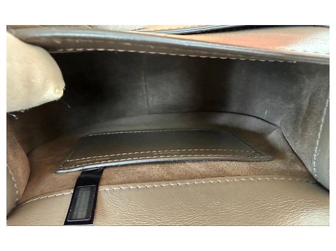 Chloé Chloe Marcie Schultertasche aus grauem Leder - Ansicht 6