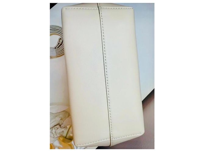 Bolsa de mão Mansur Gavriel em couro creme - vista 4