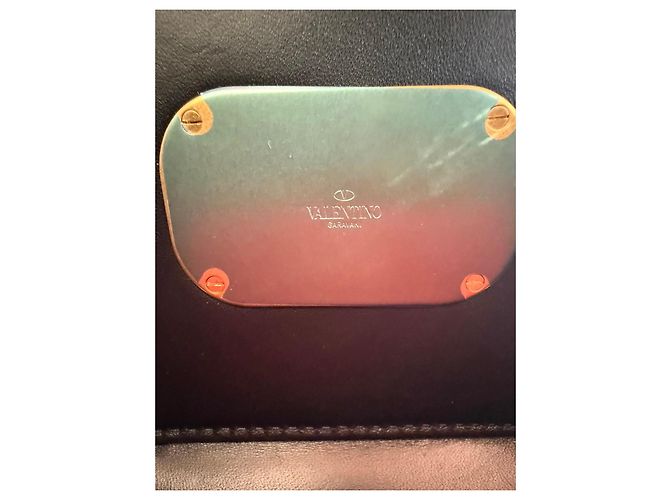 borsa Valentino Garavani VSLING nera in pelle - vista 10