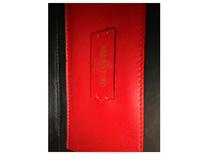 borsa Valentino Garavani VSLING nera in pelle - vista 11