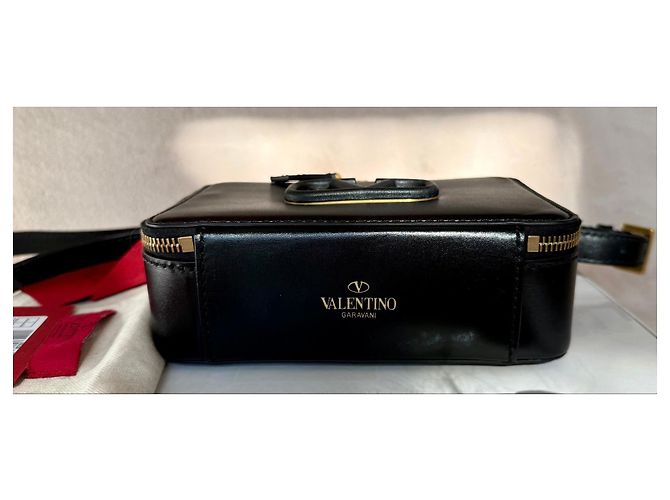 borsa Valentino Garavani VSLING nera in pelle - vista 6