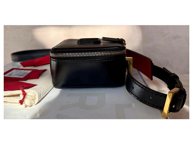borsa Valentino Garavani VSLING nera in pelle - vista 7