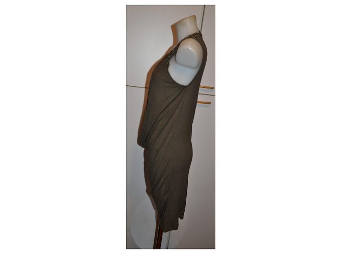 John Richmond Richmond Vestido Corto de Viscosa Marrón - vista 3