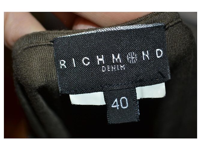 John Richmond Richmond Vestido Corto de Viscosa Marrón - vista 5