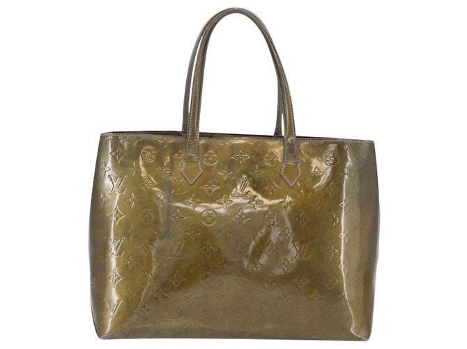 LOUIS VUITTON Monogram Vernis Wilshire PM Bag Gris Art Deco M91627 Auth BA16677 - Jerrillo - vista 2