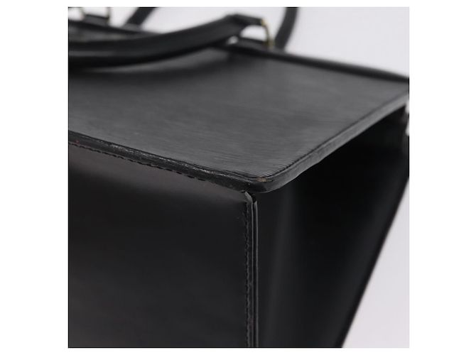 Louis Vuitton Epi Riviera Borsa a Mano in Pelle Nera - vista 16