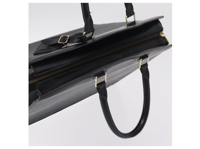 Louis Vuitton Epi Riviera Borsa a Mano in Pelle Nera - vista 6