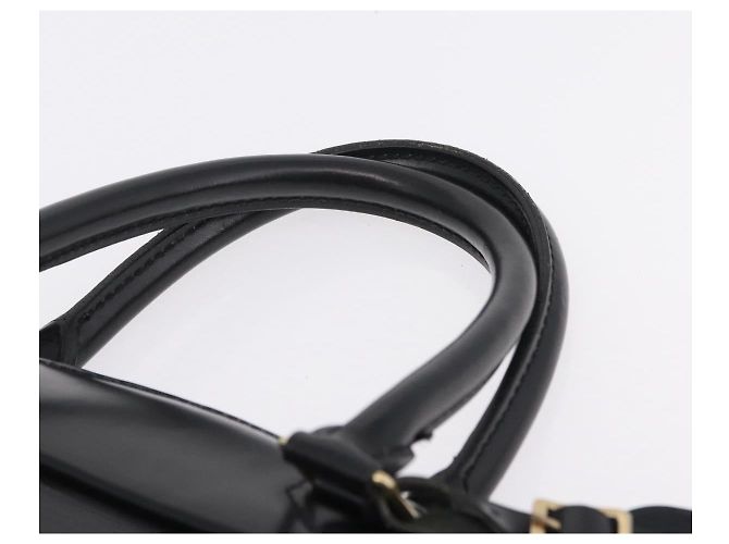 Louis Vuitton Epi Riviera Borsa a Mano in Pelle Nera - vista 8