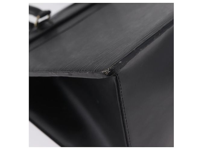Louis Vuitton Epi Riviera Borsa a Mano in Pelle Nera - vista 9