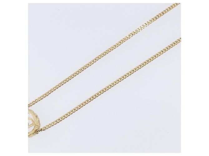 Christian Dior CD Logo Halskette Goldfarben - Ansicht 11