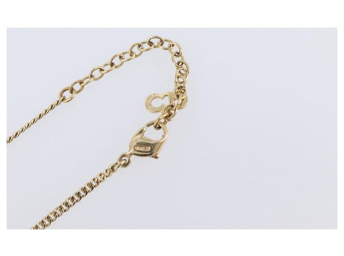 Christian Dior CD Logo Halskette Goldfarben - Ansicht 14