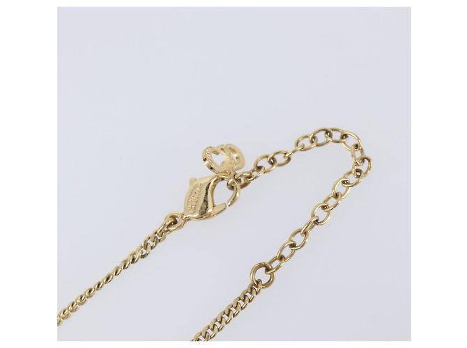 Christian Dior CD Logo Halskette Goldfarben - Ansicht 8