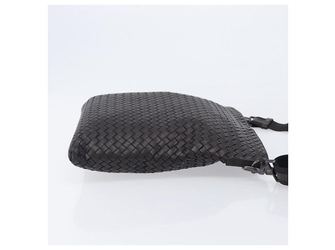Bottega Veneta Borsa a tracolla Intrecciato in pelle marrone - vista 3