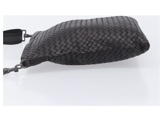 Bottega Veneta Borsa a tracolla Intrecciato in pelle marrone - vista 4