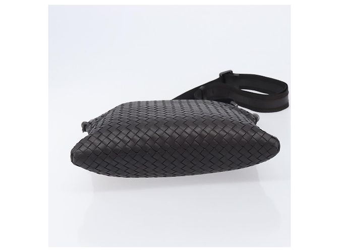 Bottega Veneta Borsa a tracolla Intrecciato in pelle marrone - vista 5
