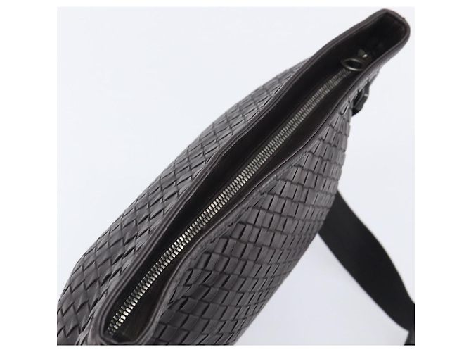 Bottega Veneta Borsa a tracolla Intrecciato in pelle marrone - vista 6