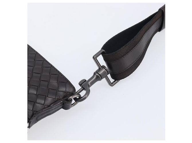 Bottega Veneta Borsa a tracolla Intrecciato in pelle marrone - vista 8