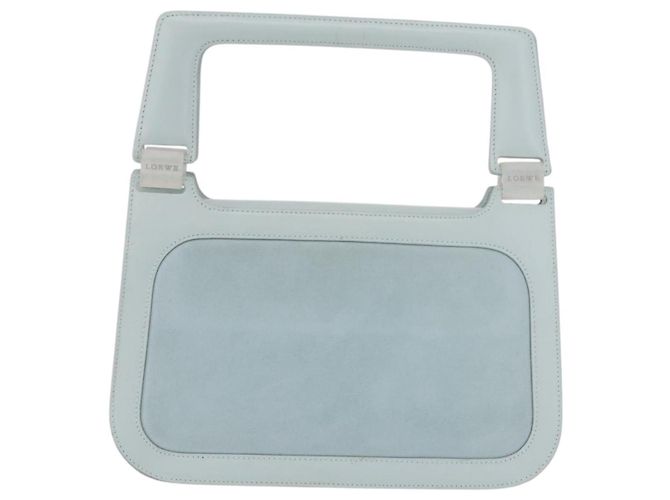 Loewe Jerrillo Bolsa em camurça - Azul Claro - vista 13