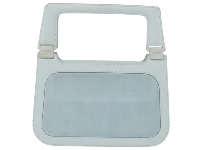 Loewe Jerrillo Bolsa em camurça - Azul Claro - vista 2