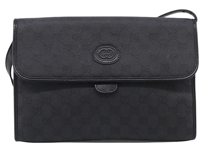 Gucci Borsa a spalla GG Supreme Tela Nera - vista 2